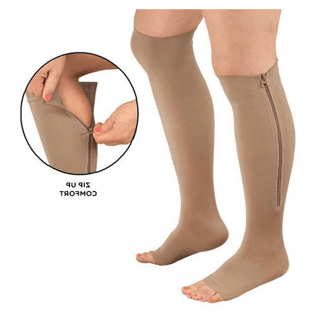 BowLift | Compression Socks with Zipper for Support and Relief