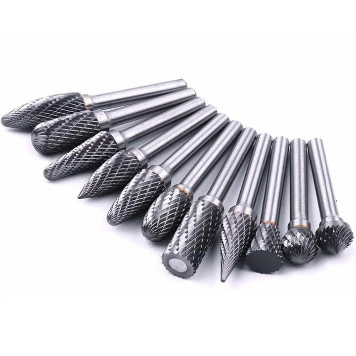 10 in 1 Tungsten Steel Grinding Head (10PCS) | Bowlift