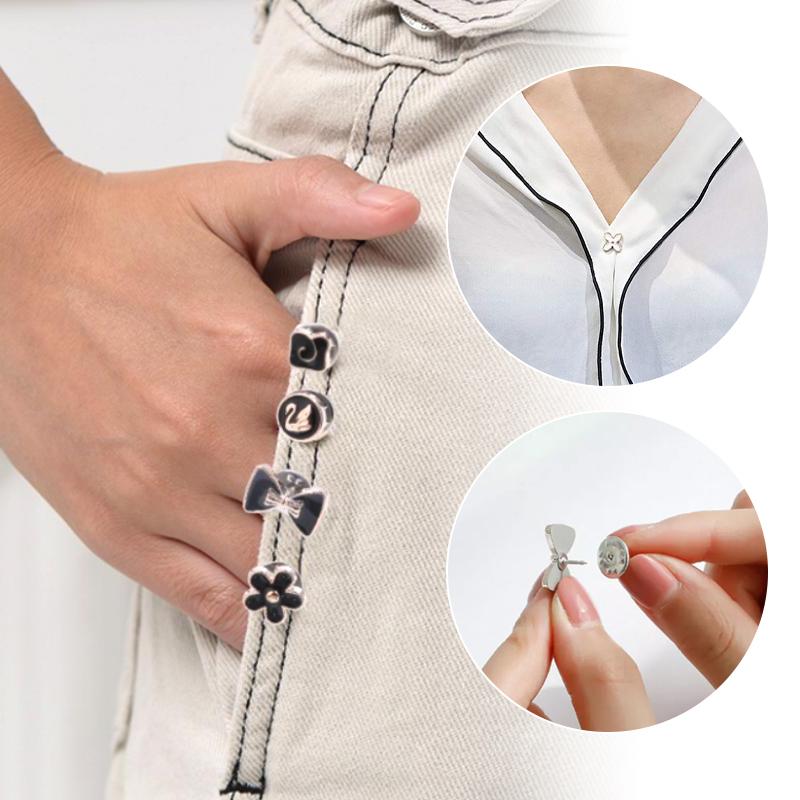 BowLift | SnapCover – Discreet button closure without sewing (set of 10)