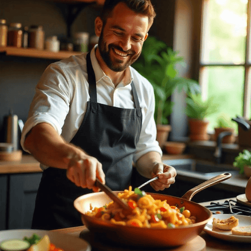 BowLift | Professional Copper Pan with Non-Stick Coating & Fast Heat Conduction