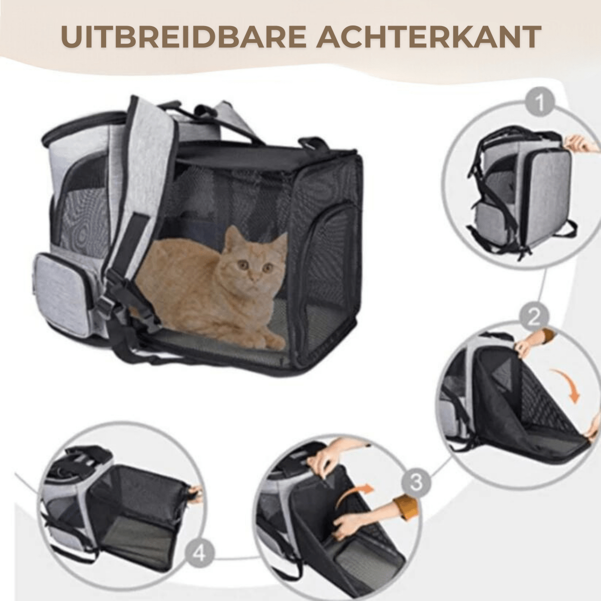 BowLift | Comfortable Cat Backpack with Viewing Window