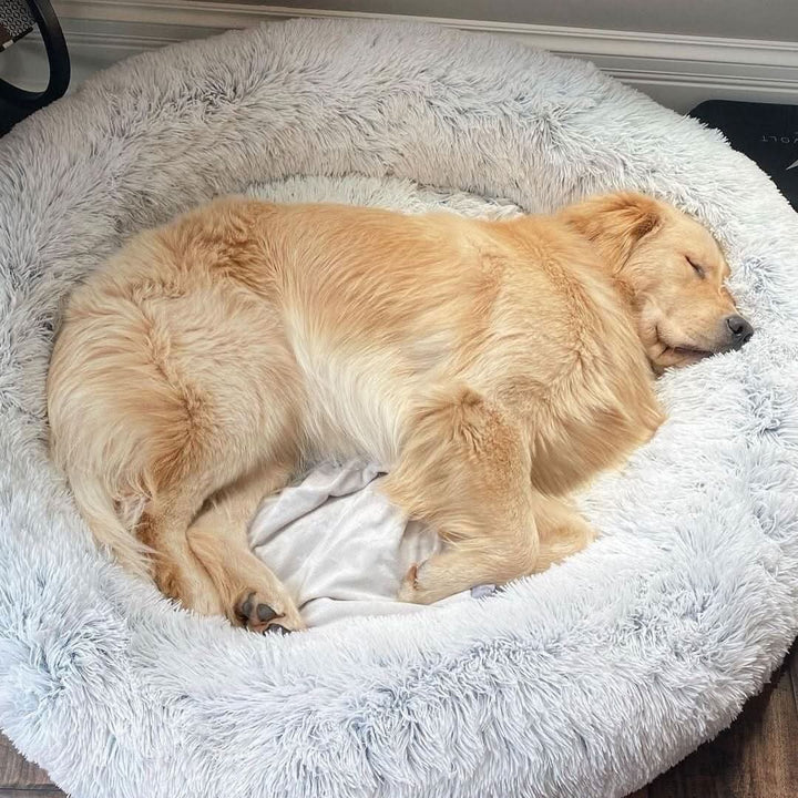 BowLift | Soothing Faux Fur Dog Bed for Relaxed & Cozy Sleep