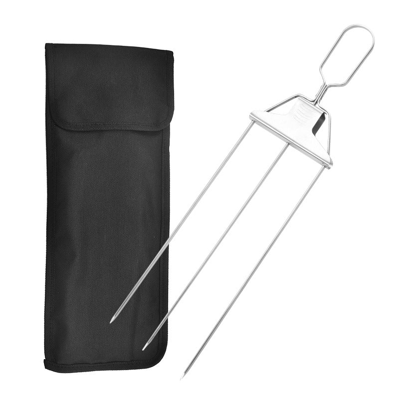 3 Way Grilling Skewers, Stainless Steel Skewers for BBQ | Bowlift