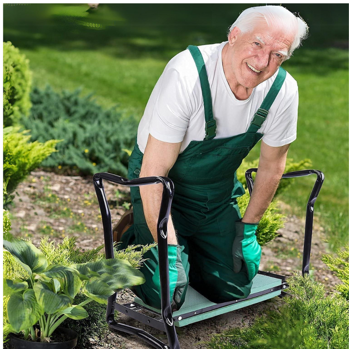 Gardening Kneeler - PADDED GARDENING SEAT KNEELER WITH HANDLES Bowlift