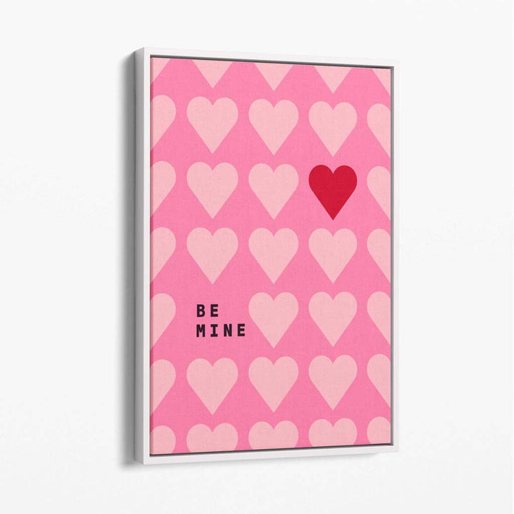Be My Heart Canvas Art Print | Bowlift
