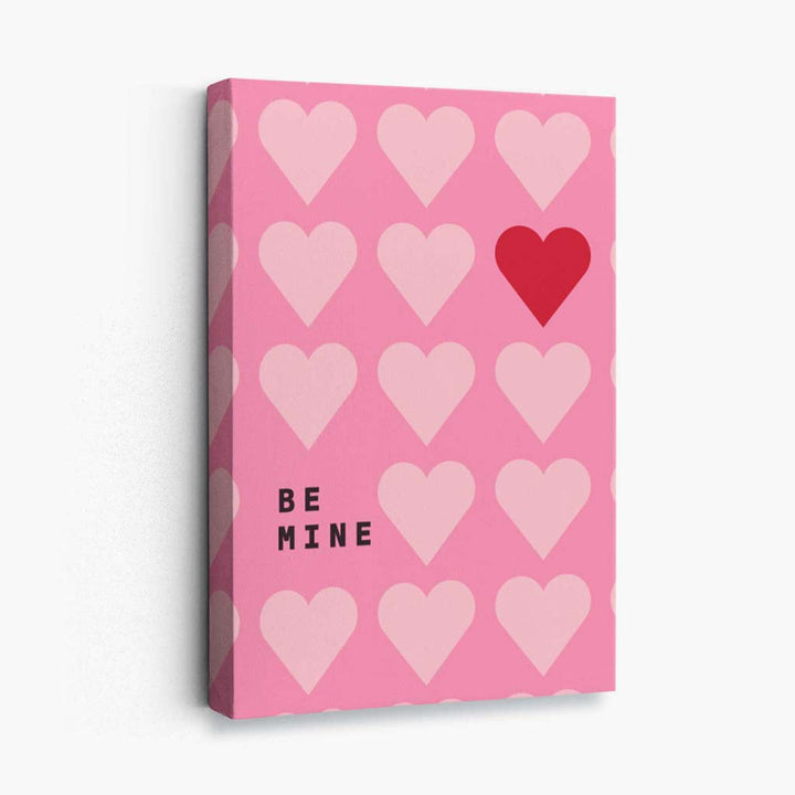 Be My Heart Canvas Art Print | Bowlift