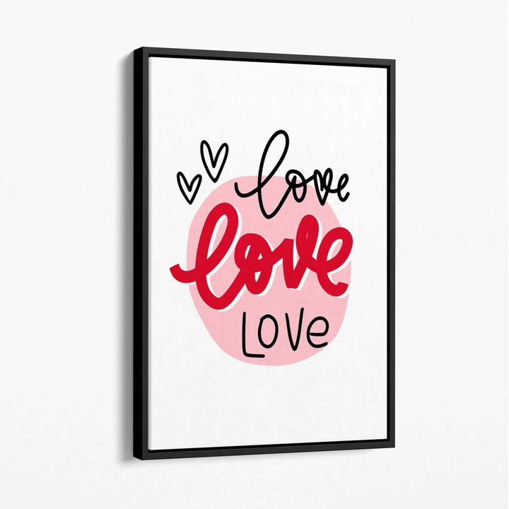 Circle of Love Canvas Print | Bowlift