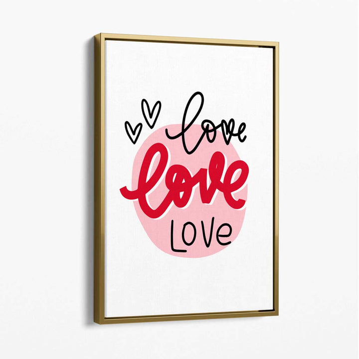 Circle of Love Canvas Print | Bowlift