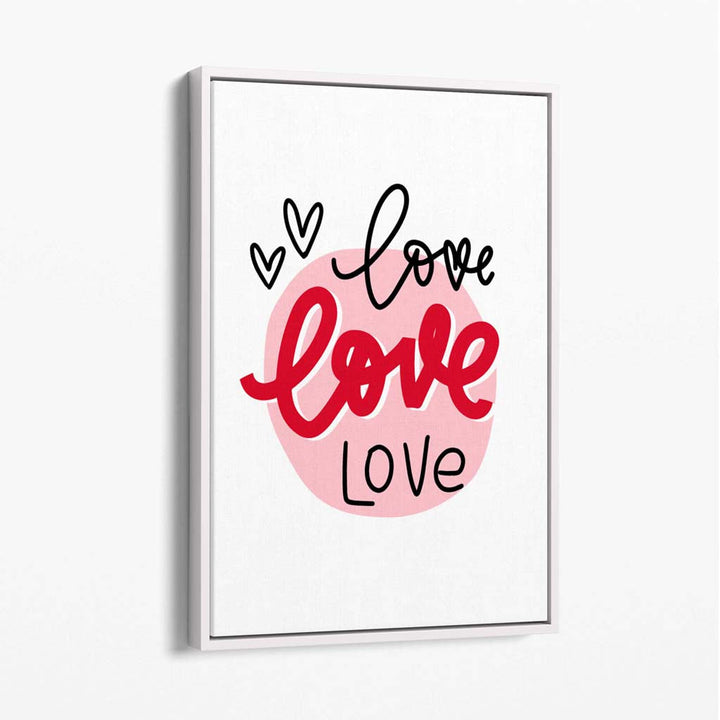 Circle of Love Canvas Print | Bowlift