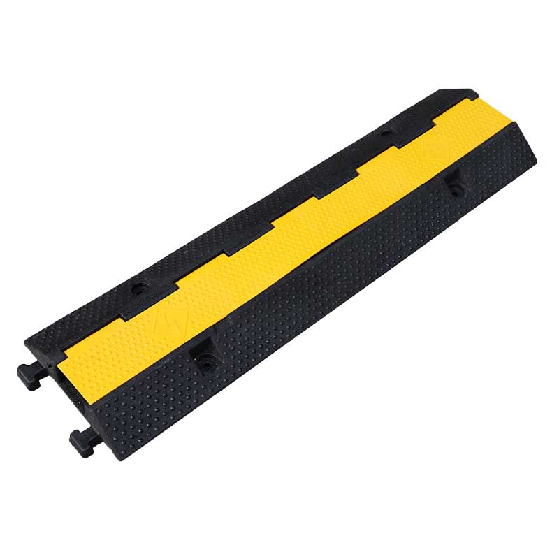BowLift | Rubber Plastic Cable Trough Speed Bump Pvc Cable Protection Trough, Outdoor Ground Cable Trough