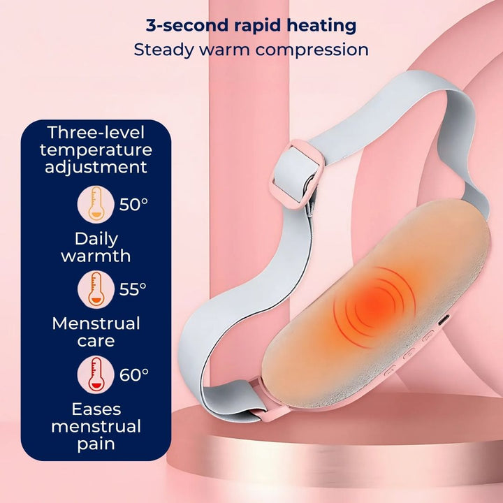 CalmFlow Heating Pad for Period Cramps | Period Cramps Relief - Soothing Heat for Cramps - Muscle Relaxation - Stress Reduction Bowlift