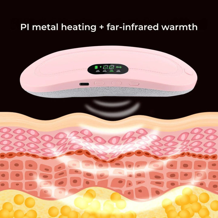 CalmFlow Heating Pad for Period Cramps | Period Cramps Relief - Soothing Heat for Cramps - Muscle Relaxation - Stress Reduction Bowlift
