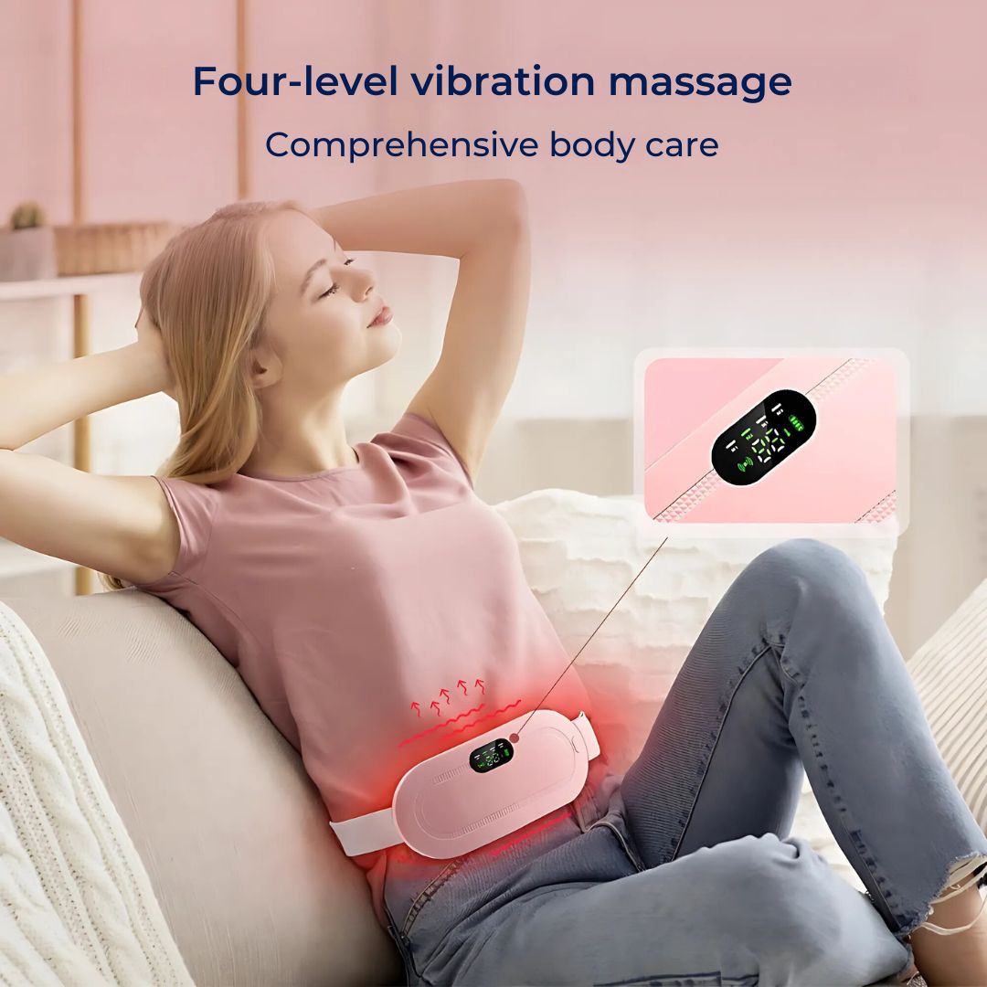 CalmFlow Heating Pad for Period Cramps | Period Cramps Relief - Soothing Heat for Cramps - Muscle Relaxation - Stress Reduction Bowlift