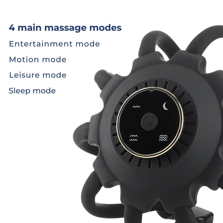 CalmFlow Smart Electric Octopus Head Massager | Scalp Massage - Stress Relief - Improved Sleep - Multi-Directional Vibration Head Massager Bowlift