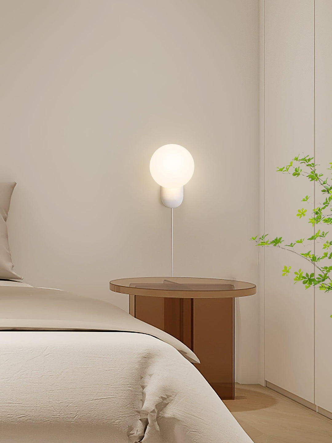 BowLift | ChicGlow Resin Wall Lamp – Elegance and Energy Efficiency in One