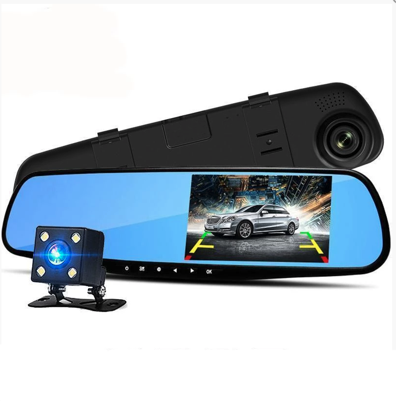 BowLift | Dual Lens DashCam Vehicle Front and Rear Car Camera HD 1080P Video Recorder