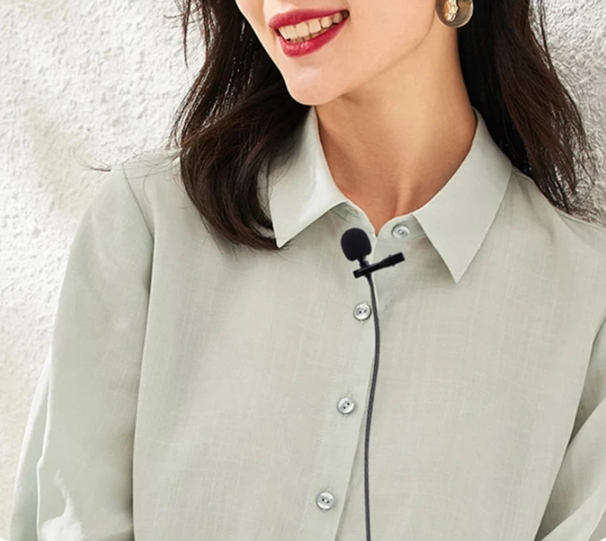 BowLift | 3.5mm Jack or USB Wired Mini Microphone - Profesional Mic for Laptops and Conferences