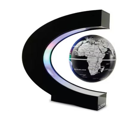 BowLift | Armstrong | Magnetic Levitation Floating Globe Lamp with LED World Map