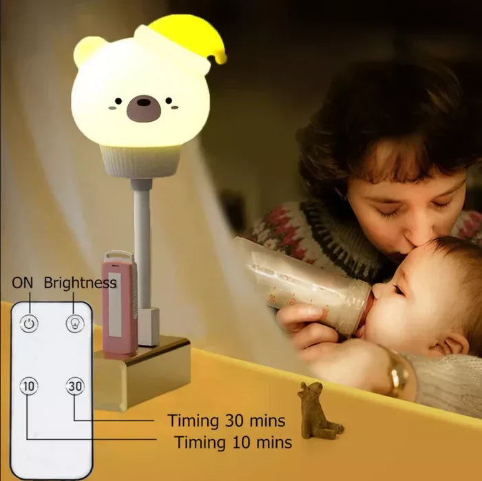 Cozy Night Light with Timer Function Bowlift
