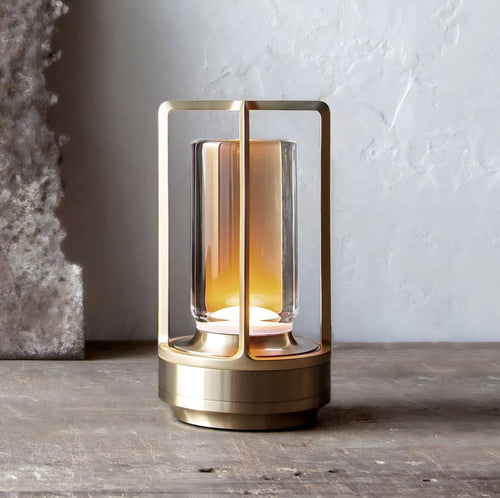 BowLift | Wireless Lantern Lamp with Crystal Shade