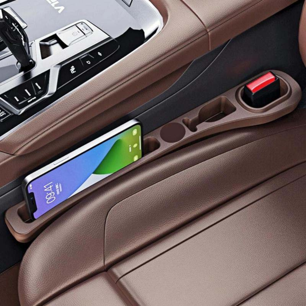 BowLift | Car Seat Filling Faux Leather Gap Filler Organizer Pair