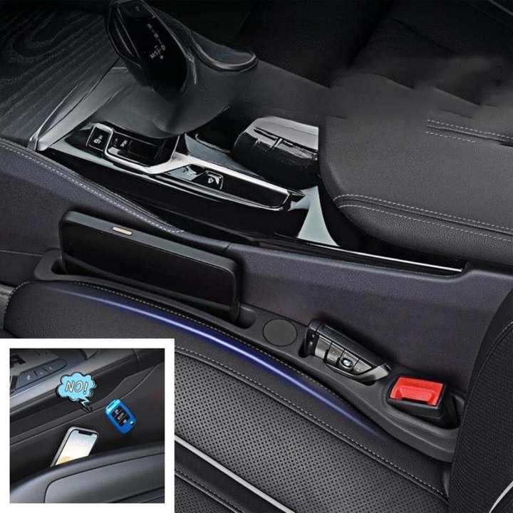 BowLift | Car Seat Filling Faux Leather Gap Filler Organizer Pair