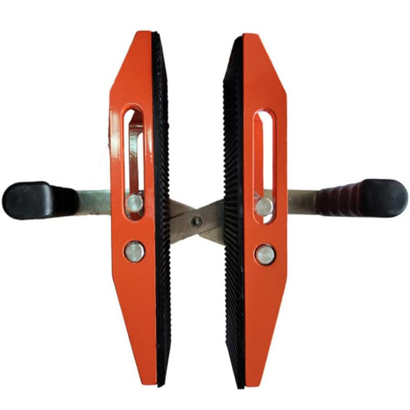 BowLift | 2 pack Double Handed Stone Carrying Clamps 1.97 inch (50mm)  with Slip-proof Rubber Pads Granite Lifting Tools