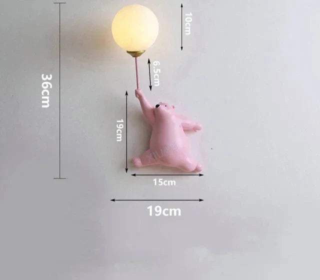 Cartoon Wall Light for Children's Room – LED Wall Lamp for Kids | Bowlift