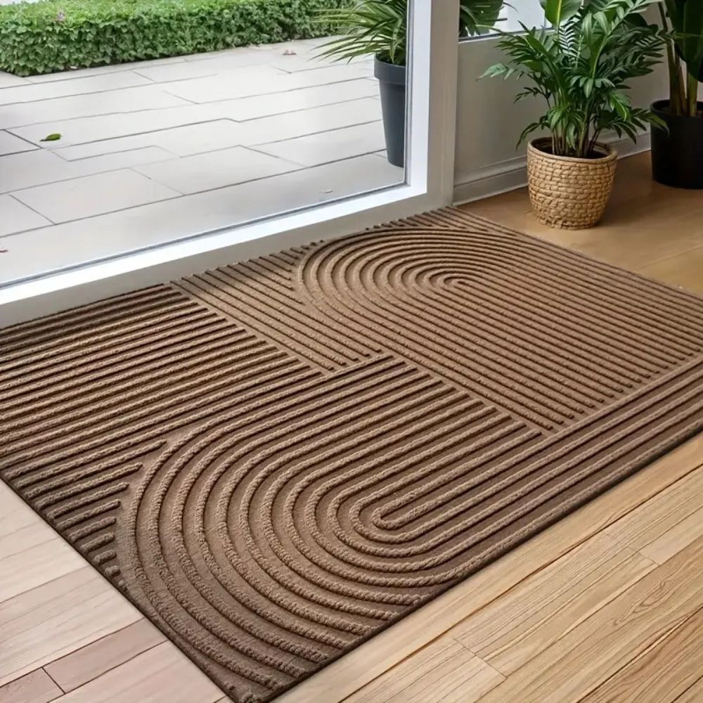 BowLift | Curved Thread Line Door Mat