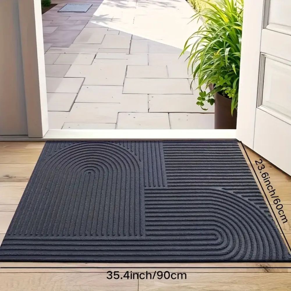 BowLift | Curved Thread Line Door Mat