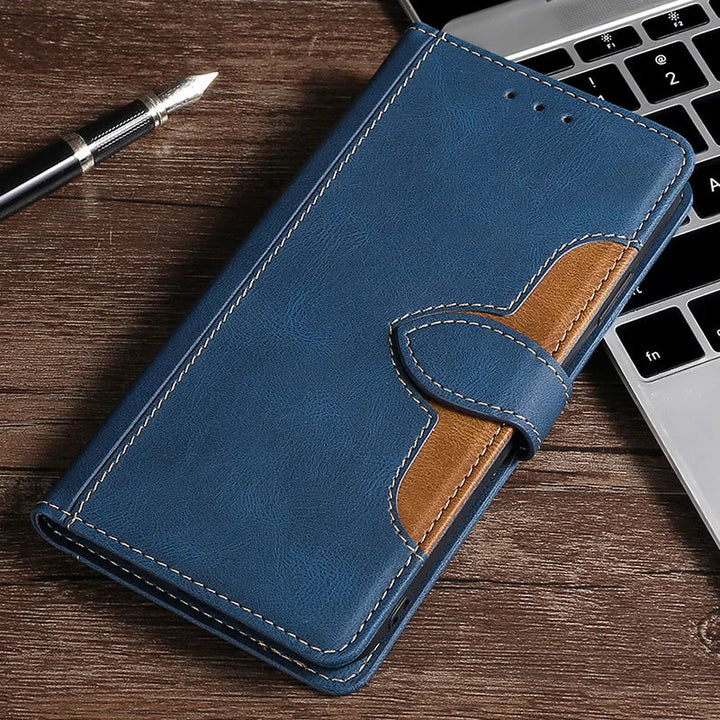 BowLift | Wallet Magnetic Flip Leather Case for iPhone