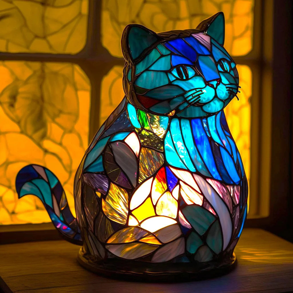 BowLift | Animal Stained Glass Table Lamp Ornament