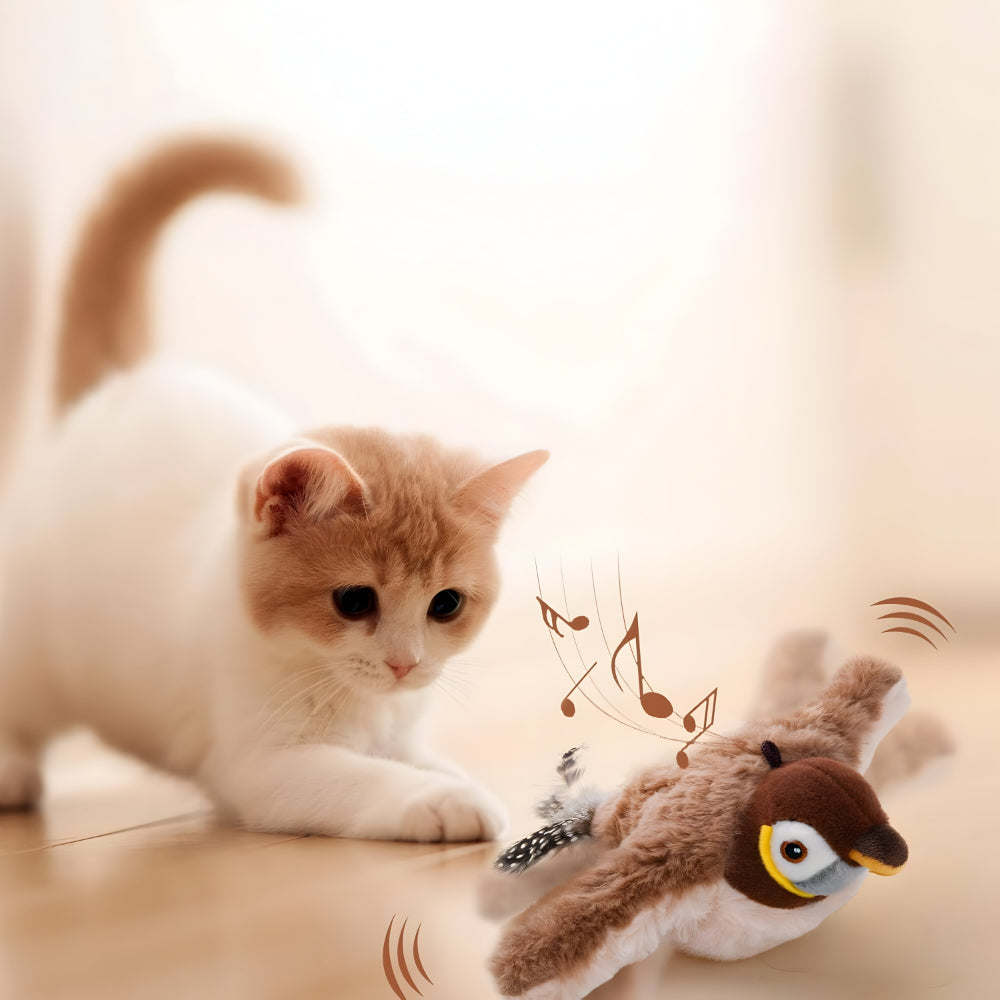 BowLift | Cat Toy Plush Bird Chirping Sound