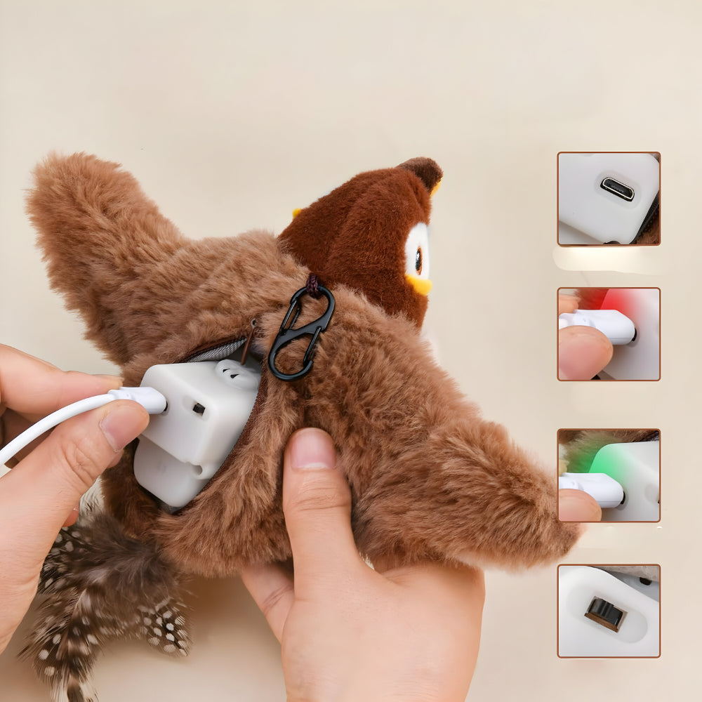 BowLift | Cat Toy Plush Bird Chirping Sound