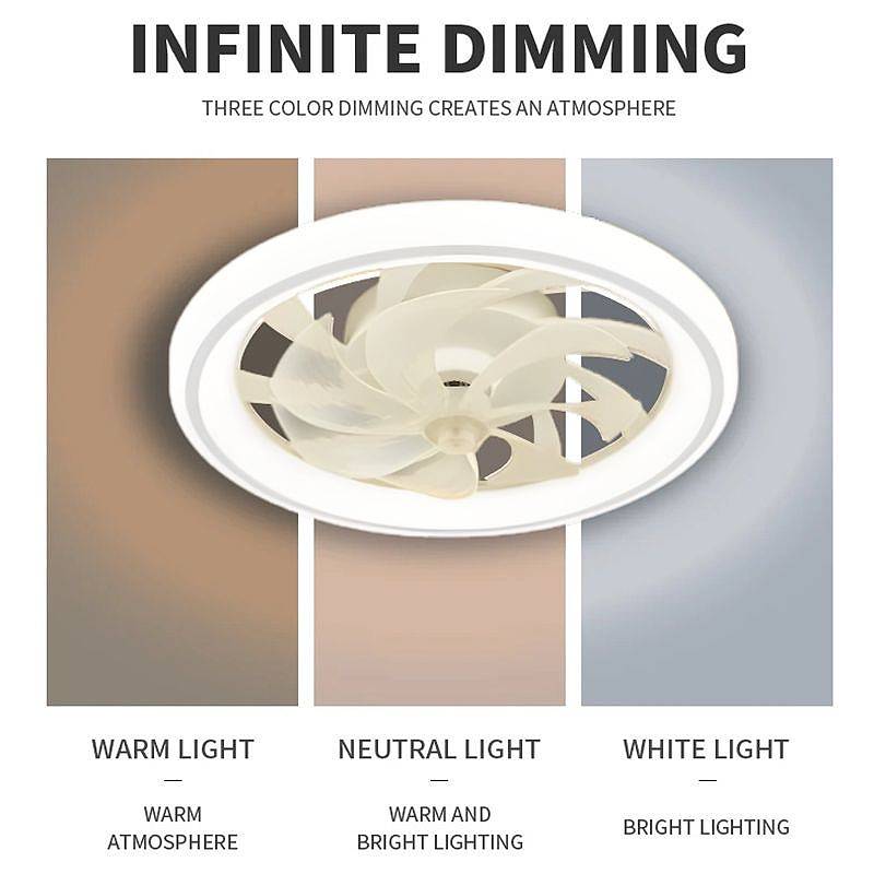 BowLift | Smart Bedroom Ceiling Fan with LED Lights