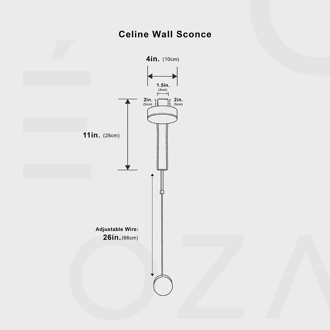 Celine Wall Lamp | Bowlift