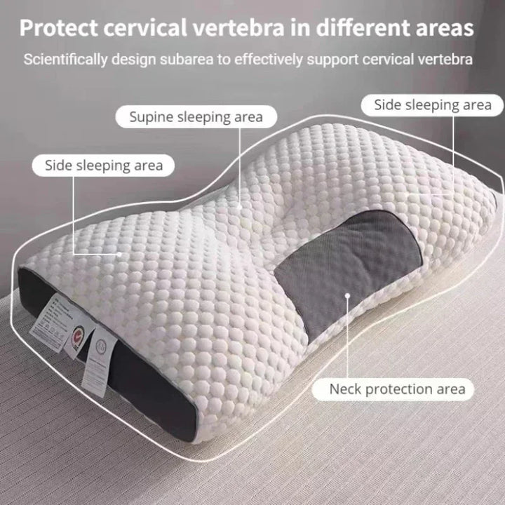 BowLift | SoyaComfort Ergonomic Pillow – Orthopedic Neck and Shoulder Pillow with Massage Function
