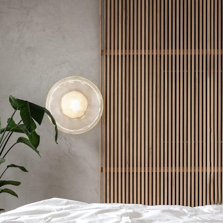 BowLift | Round Glass Wall Lamp in Scandinavian Design