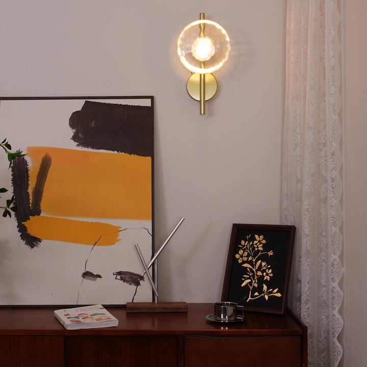 BowLift | Round Glass Wall Lamp in Scandinavian Design