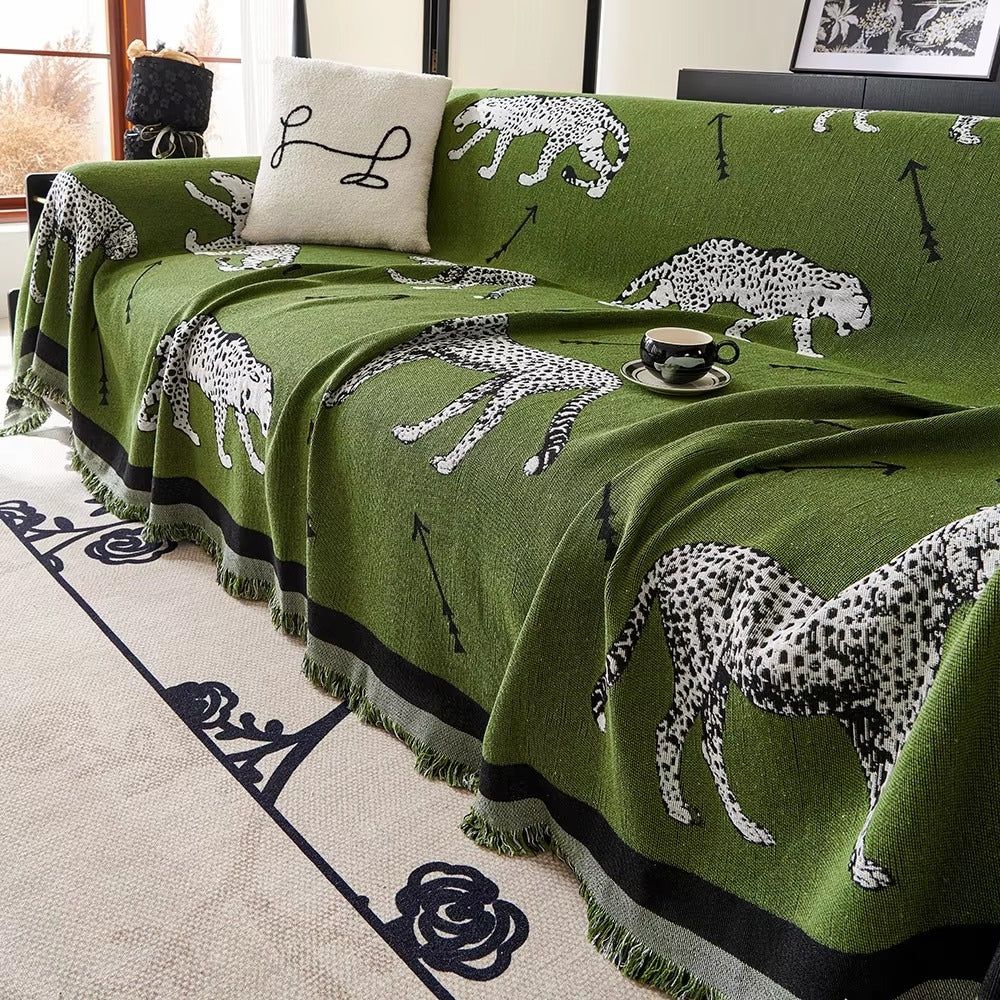 BowLift | Chantesse Panda Leopard Print Sofa Cover