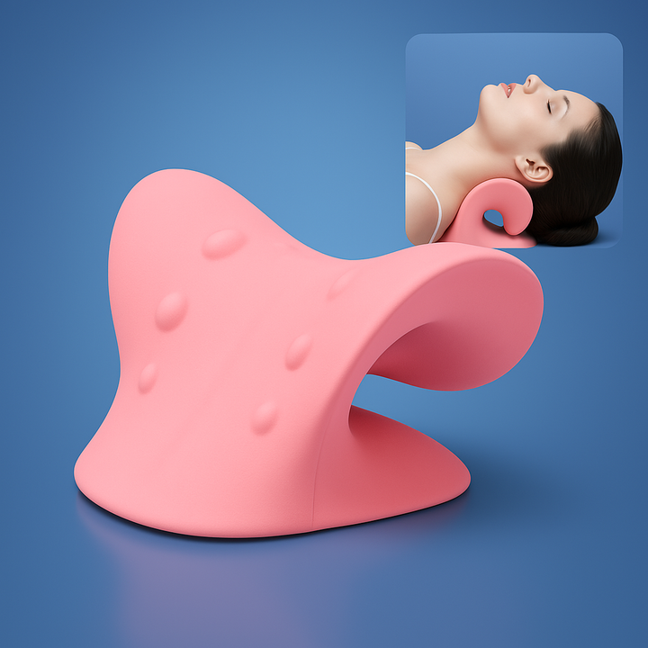 NeckAlign Chiropractic Neck Pillow | Stretcher for Neck - Pain Relief - Improved Posture - Better Sleep Bowlift