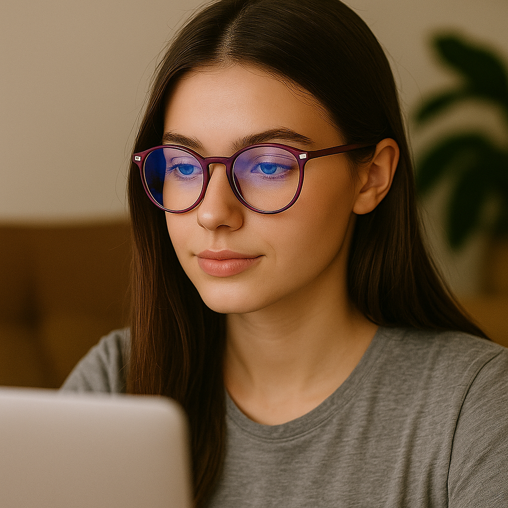 LumiShield | Blue Light Blocking Glasses – Reduce Eye Strain – Improve Sleep – Stylish & Comfortable – Ideal for Screen Use Bowlift