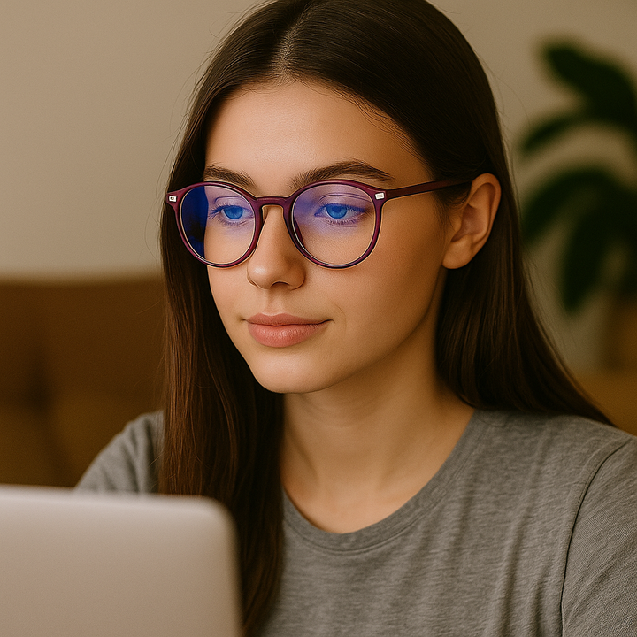 LumiShield | Blue Light Blocking Glasses – Reduce Eye Strain – Improve Sleep – Stylish & Comfortable – Ideal for Screen Use Bowlift
