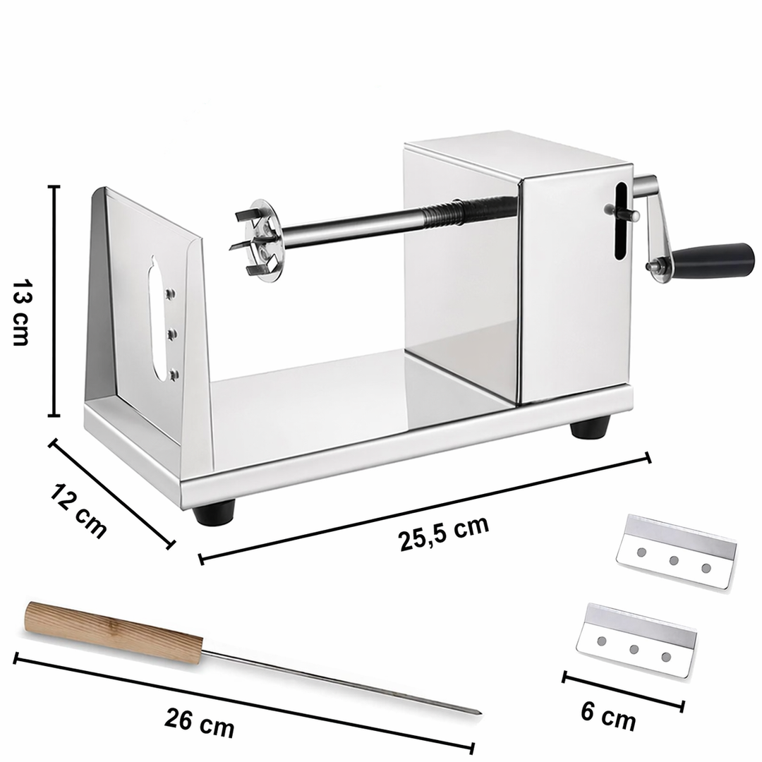 Stainless Steel Spiral Cutter for Even Spirals | Bowlift
