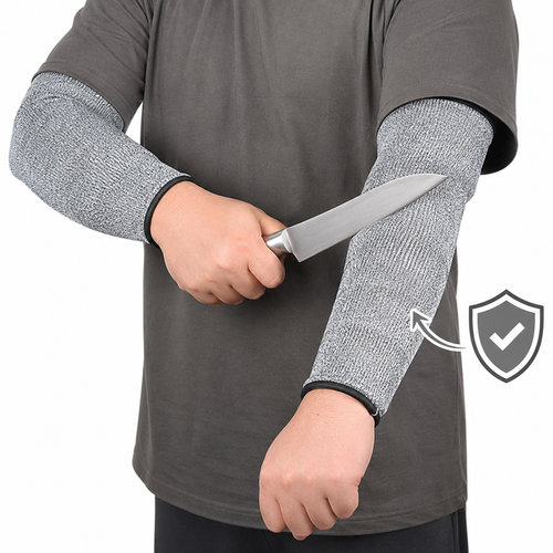 Heavy-Duty Cut-Resistant Protective Arm Sleeves Bowlift