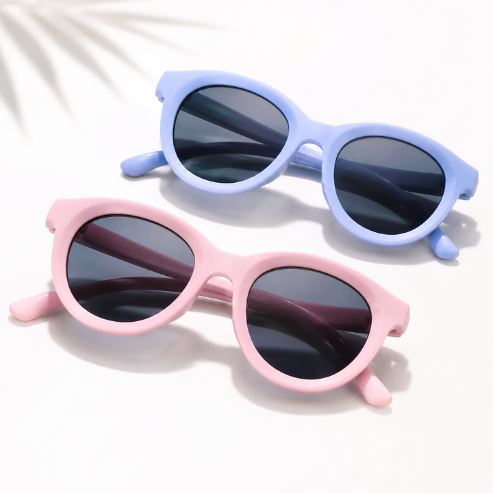 Kids Retro Cat-Eye Polarized Sunglasses Bowlift