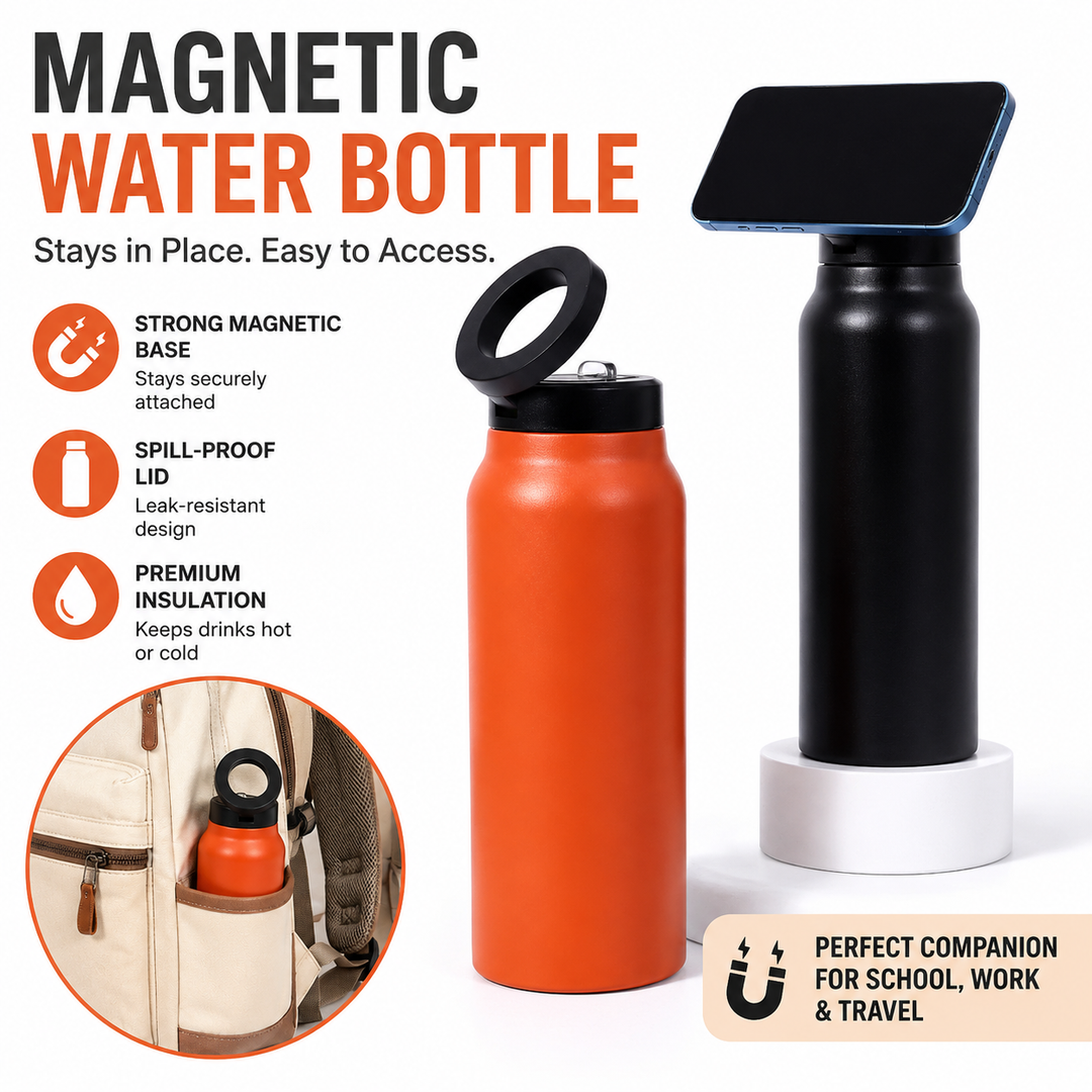 Insulated Stainless Steel Water Bottle with Loop Carry Lid Bowlift