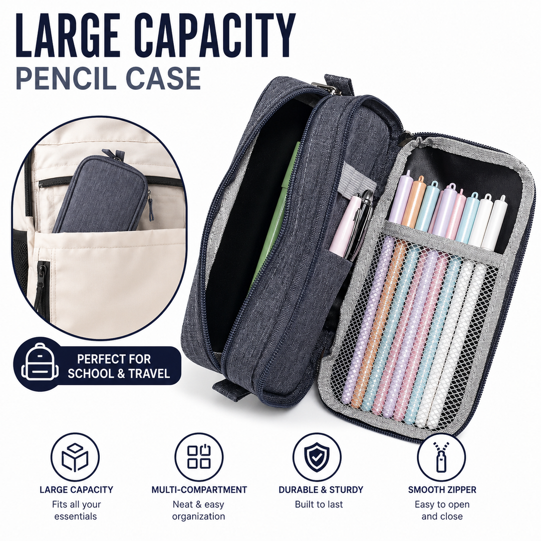 Compact Pen Organizer Pouch Bowlift