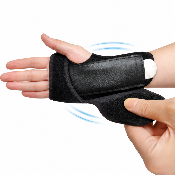Adjustable neoprene wrist brace thumb stabilizer dual strap Bowlift