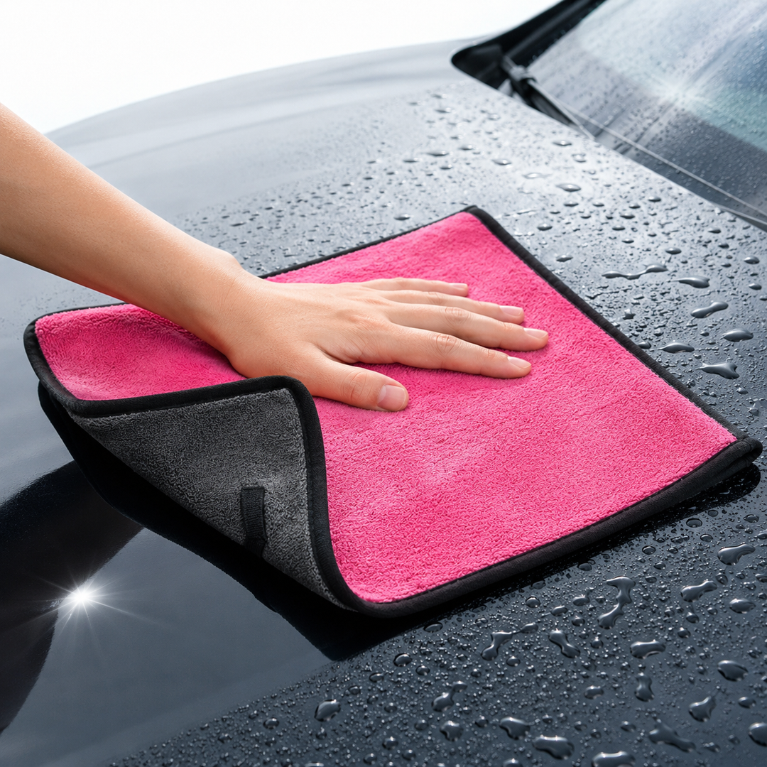 Ultra-absorbent dual-sided microfiber sports towel with reinforced edges and hanging loop Bowlift